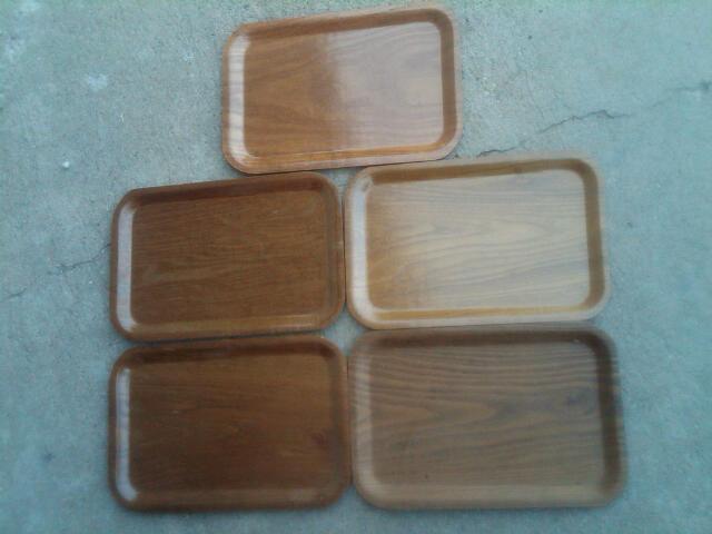 WOOD VENEER SNACK TRAY WOODEN SERVING PLATTER FOOD SERVING UTENSIL