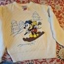 Skiing Mickey Mouse Sweater American Characters Trademark Walt Disney Productions Retro Garment Made in Korea Manufacturer Tag