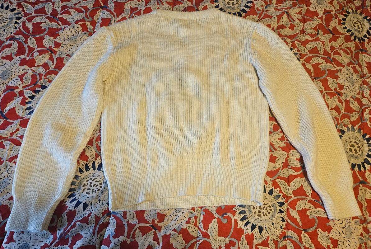 Skiing Mickey Mouse Sweater American Characters Trademark Walt Disney Productions Retro Garment Made in Korea Manufacturer Tag