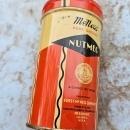 FURST MCNESS NUTMEG TIN CAN FREEPORT ILLINOIS ADVERTISING CANNISTER