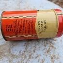 FURST MCNESS NUTMEG TIN CAN FREEPORT ILLINOIS ADVERTISING CANNISTER