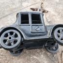 Cast Iron Toy Car 1970's Era Model T Style Iron Art Company Mark