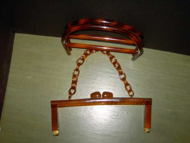 lucite purse handles