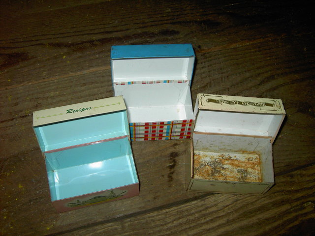 COOKING RECIPE BOX CARD STORAGE FILE HERSHEYS OHIO ART