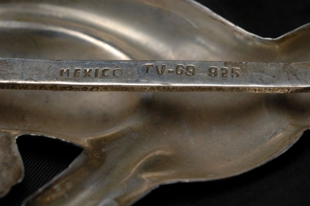 Large Bunny Rabbit Sterling Silver Pin Brooch Pendant , Taxco Mexico  **PRICE REDUCED!** 