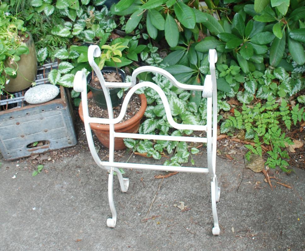 Scissor Design Folding Fireplace Log Holder, Carrier of Wrought Iron