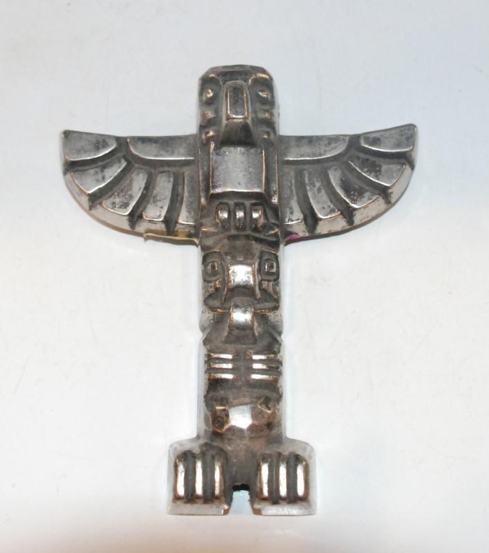 Silver Totem Door Knocker by Cygnus INC.  with screws