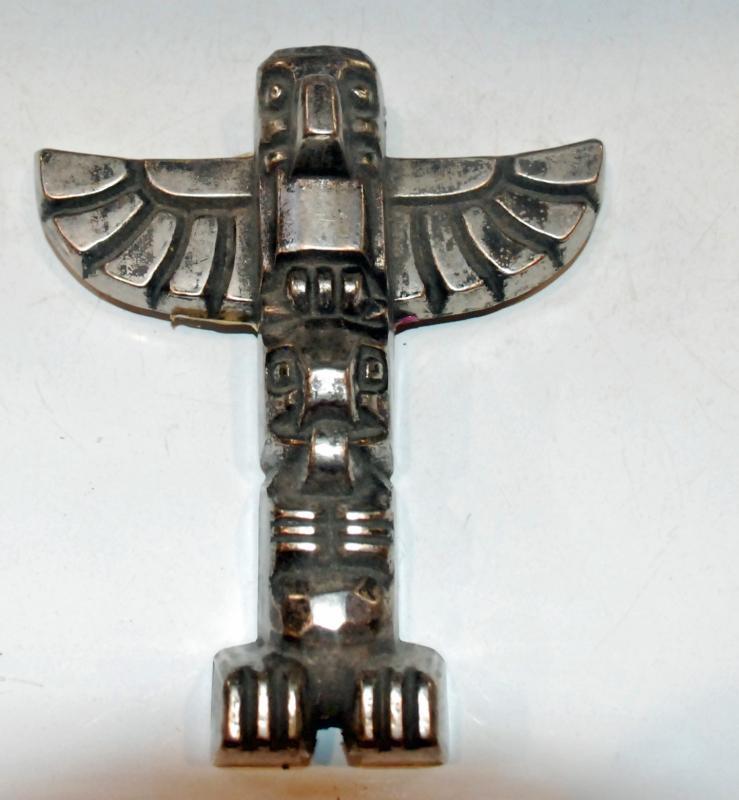 Silver Totem Door Knocker by Cygnus INC.  with screws