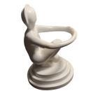 Art Deco Sculpture Lady in Swim Cap,  Pelzman Designs Vandor 1993 Made In Japan Decor 8”