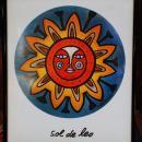 Framed Art,  Sign of Leo, from the series Suns of the Zodiac by Carlos Páez Vilaró of Uruguay
