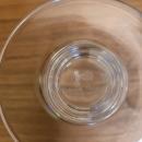 Set of 6 Paola Navone Clear  Footed Wine Glasses 4 1/8