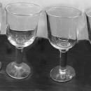 Nuutajärvi Four  Arctica Wine Glasses Rare   By Inkeri Leivo Finland