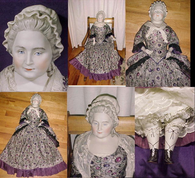 Martha Washington Artist sculptured doll 1940's