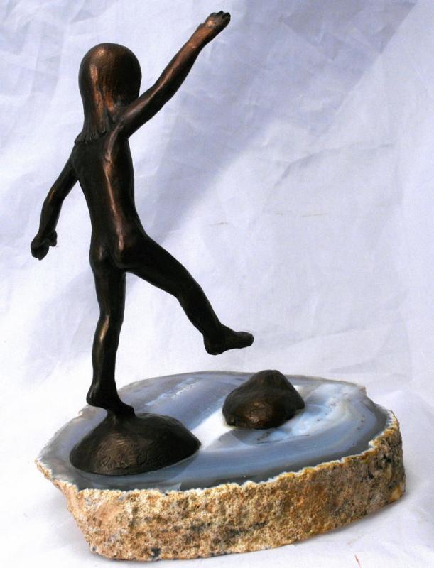 Wah Ming Chang Bronze Sculpture, Girl, 