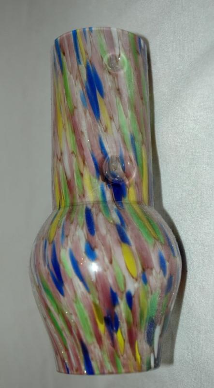 Art Glass Chimney for Oil Lamp 