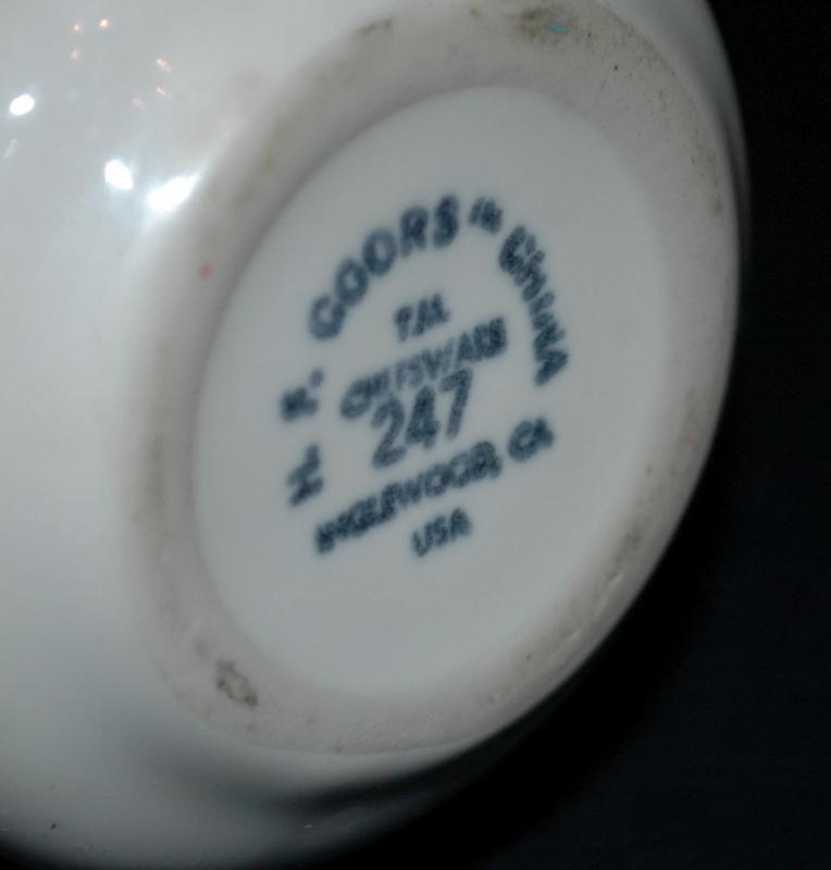 Coors China CHEFSWARE Bud Vase.