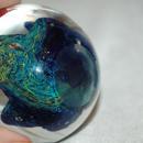 Ann Primrose Aquarium Fish Bowl Paperweight Murano Glass Fish Coral