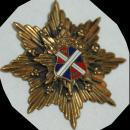  Coat of Arms Brooch Pin Watch Pin or Pendant  with Trident & Ax 