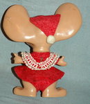 1970 Roy Des Big Ear Mrs.Santa Claus Mouse Bank