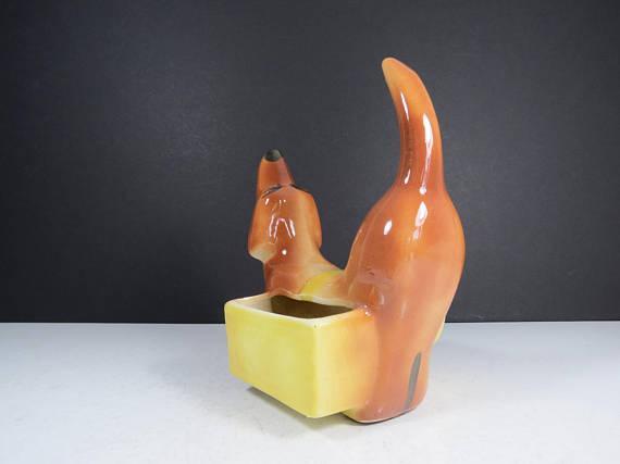 Dachshund Dog  Desk Organizer Mid Century AL Hirsch IG Ely  for Paper Clips, Rubber Band, Jewelry, Trinkets