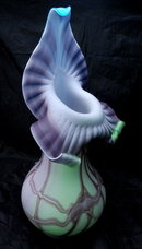 Original Essie Zareh BAIJAN GLASS ART HAND BLOWN VASE Azerbaijan Russia BY ESSIE ZAREH 