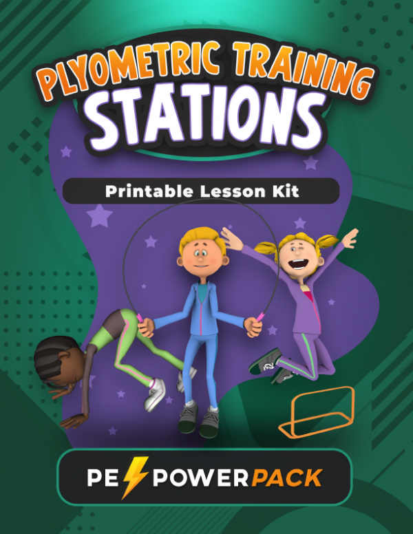 Plyometric Training Stations: 15 Printable Station Cards