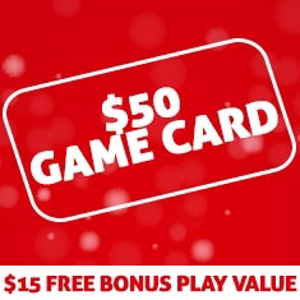 Holiday $50 Game Card w/ $15 Bonus