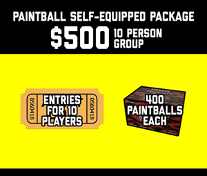 *Paintball Self Equip Package