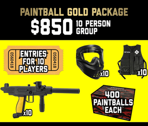 *Paintball GOLD Package