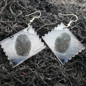 Fingerprint Earrings