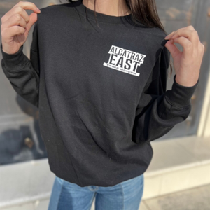 Alcatraz East Sweatshirt LG (BLACK)