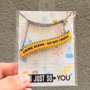 Crime Scene Tape Necklace