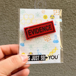 Evidence Tape Lapel Pin