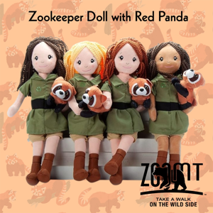 Zookeeper with Red Panda