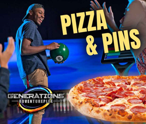 Pizza and Pins Package