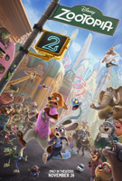 Detectives Judy Hopps and Nick Wilde find themselves on the twisting trail of a mysterious reptile who arrives in Zootopia and turns the animal metropolis upside down. To crack the case, Judy and Nick must go undercover to unexpected new parts of town, where their growing partnership is tested like never before. 