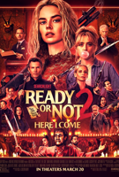 Moments after surviving an all-out attack from the Le Domas family, Grace (Samara Weaving) discovers she’s reached the next level of the nightmarish game — and this time with her estranged sister Faith (Kathryn Newton) at her side. Grace has one chance to survive, keep her sister alive, and claim the High Seat of the Council that controls the world. Four rival families are hunting her for the throne, and whoever wins rules it all.
