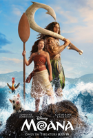 In Disney’s live-action adaptation - Moana answers the Ocean’s call and, for the first time, voyages beyond the reef of her island of Motunui with the infamous demigod Maui on an unforgettable journey to restore prosperity to her people. 