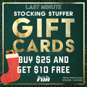 Last Minute Gift Card Special- Buy $25, Get $10 FREE