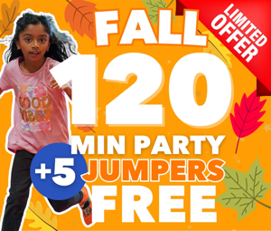 2 HR PARTY w/ 5 Free Jumpers
