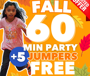 1 HR PARTY W/ 5 Free Jumpers