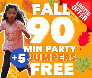 1.5 HR PARTY w/5 FREE Jumpers