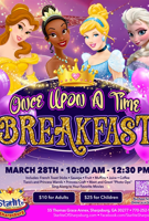 Buffet breakfast, Princess craft, Dancing, Tiar for each Princess, Photo Ops with your favorite Princess and Sing along to your favorite Disney songs