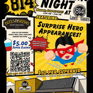 Superhero Night Card