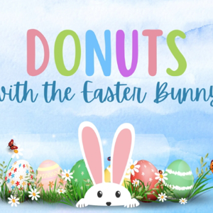 Donuts with Easter Bunny