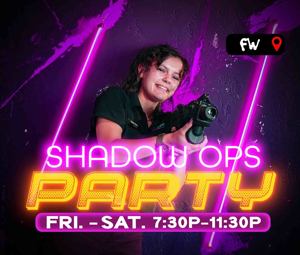 Shadow Ops Laser Tag Party