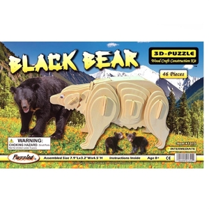 3D Puzzles - Black Bear 3D Puzzles - Black Bear
