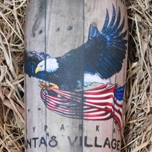 Eagle With Flag Mugzie Travel Mug Eagle With Flag Mugzie Travel Mug