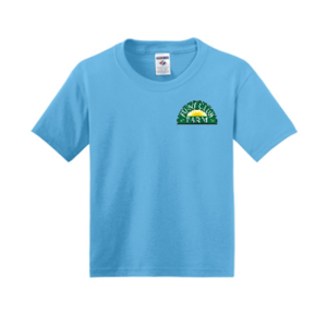 Aqua Blue Youth XS T-Shirt Aqua Blue Youth XS T-Shirt