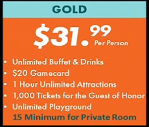 Gold Package: Minimum of 15